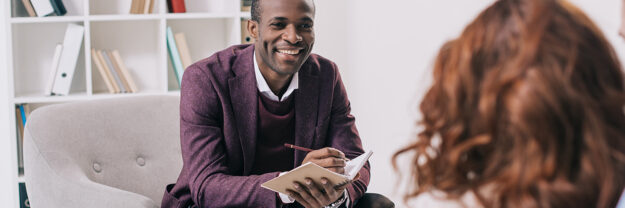 case management case manager and woman talking